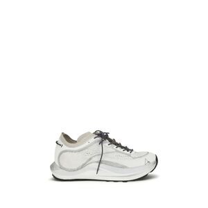 ROA White Fabric Athletic Men's Sneakers